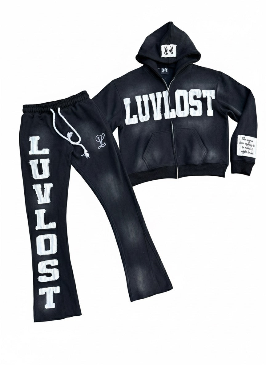 Black “LUVLOST” SET