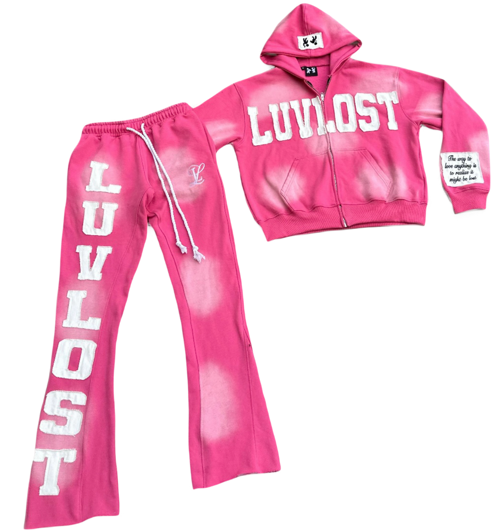 Pink “LUVLOST” set